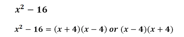 Factoring Differences Of Squares